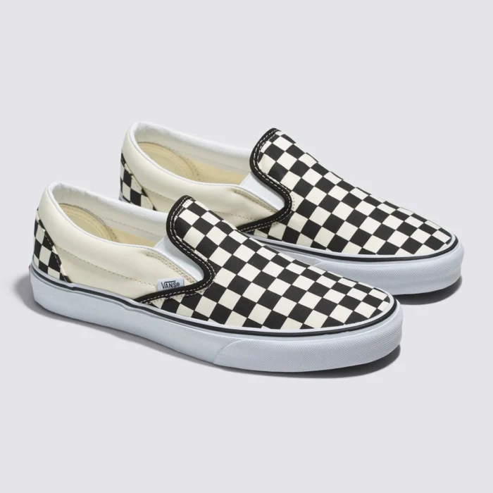 TÊNIS VANS SLIP-ON CHECKERBOARD BLACK WHITE