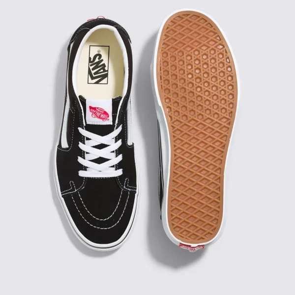 TÊNIS VANS SK8-LOW BLACK TRUE WHITE
