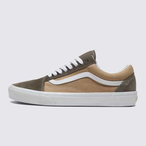TÊNIS VANS OLD SKOOL SUEDE BLOCK BROWN