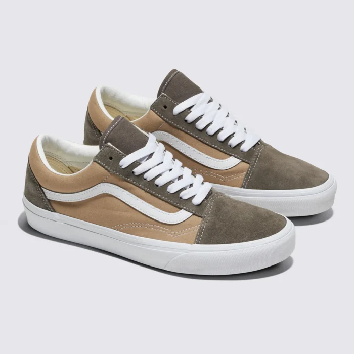 TÊNIS VANS OLD SKOOL SUEDE BLOCK BROWN