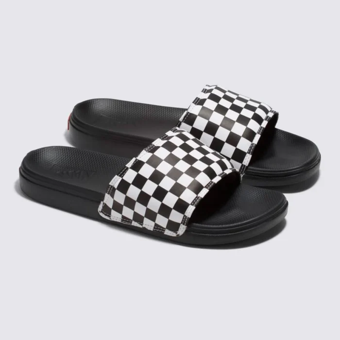 CHINELO VANS SLIDE-ON TRUE WHITE BLACK