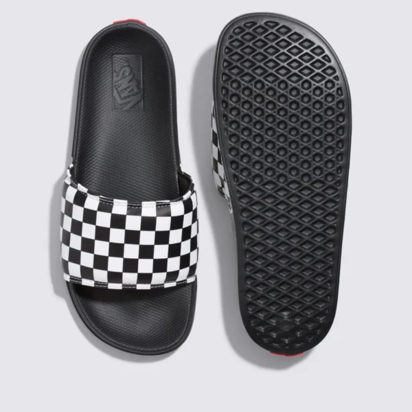 CHINELO VANS SLIDE-ON TRUE WHITE BLACK