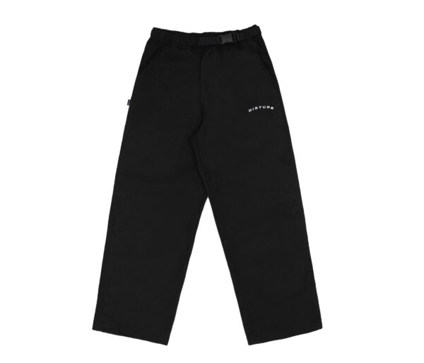 Workwear Twill Pants in Black CALCA DISTURB WORKWEAR TWILL PRETA