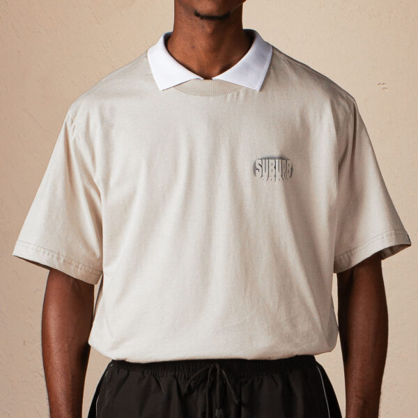 CAMISETA SUBURB COMPANY SHADOW BEGE