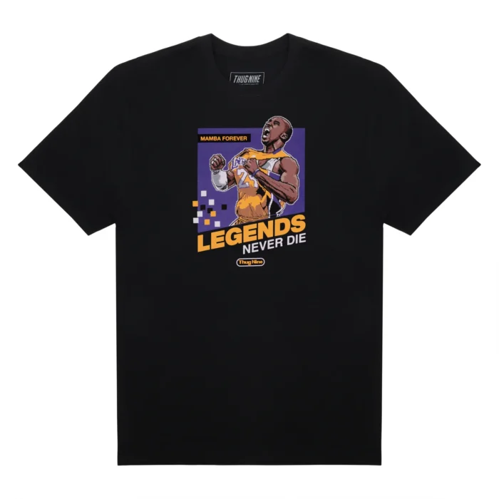CAMISETA THUG NINE MAMBA FOREVER PRETA