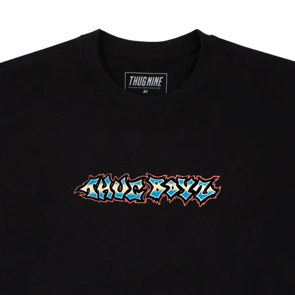 CAMISETA THUG NINE STREET FIGHT PRETA