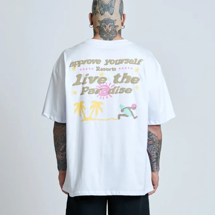 CAMISETA APPROVE OVERSIZED RESORT BRANCA