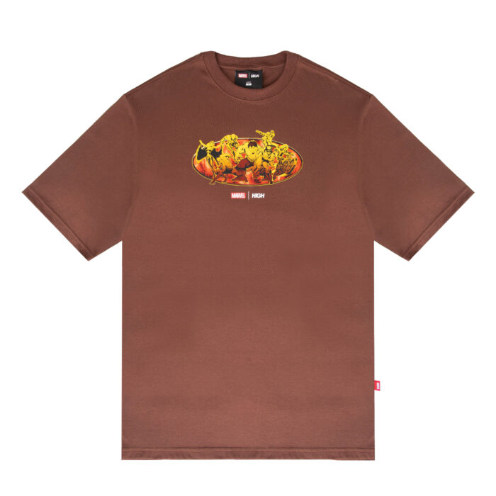 CAMISETA HIGH COMPANY HEROES MARROM