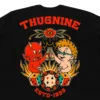 CAMISETA THUG NINE YIN YANG PRETA
