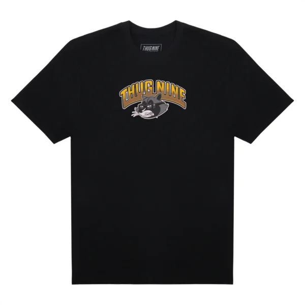 CAMISETA THUG NINE LOW LIFE PRETA