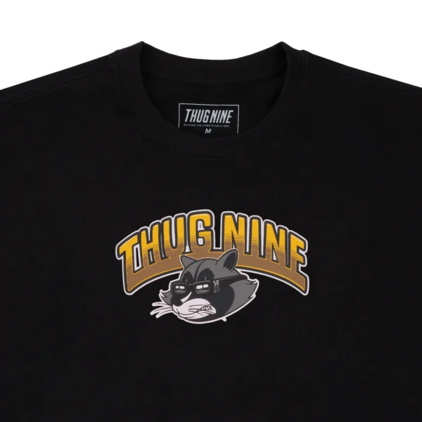 CAMISETA THUG NINE LOW LIFE PRETA