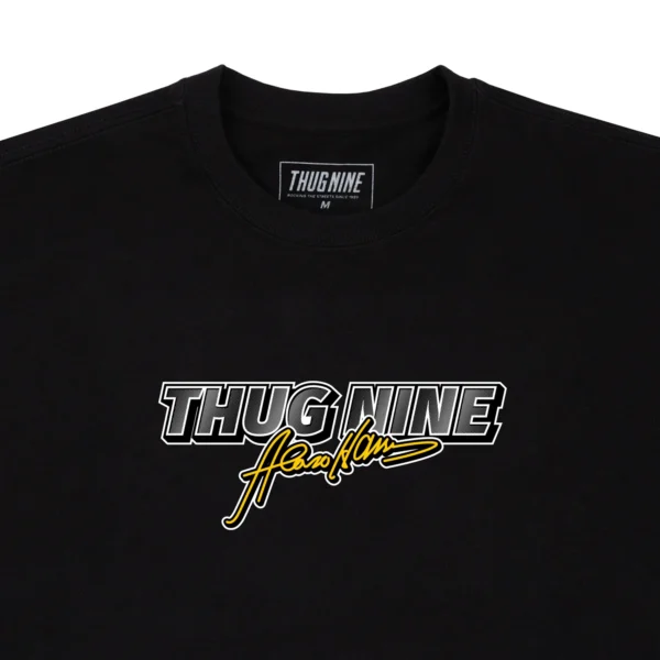 CAMISETA THUG NINE HARRIS PRETA