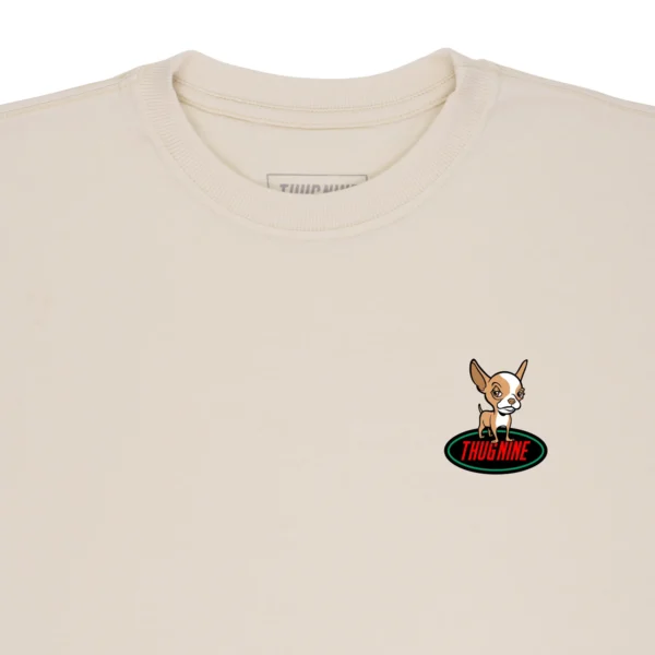 CAMISETA THUG NINE CHARRA OFF WHITE