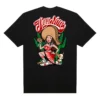 CAMISETA THUG NINE CHARRA PRETA