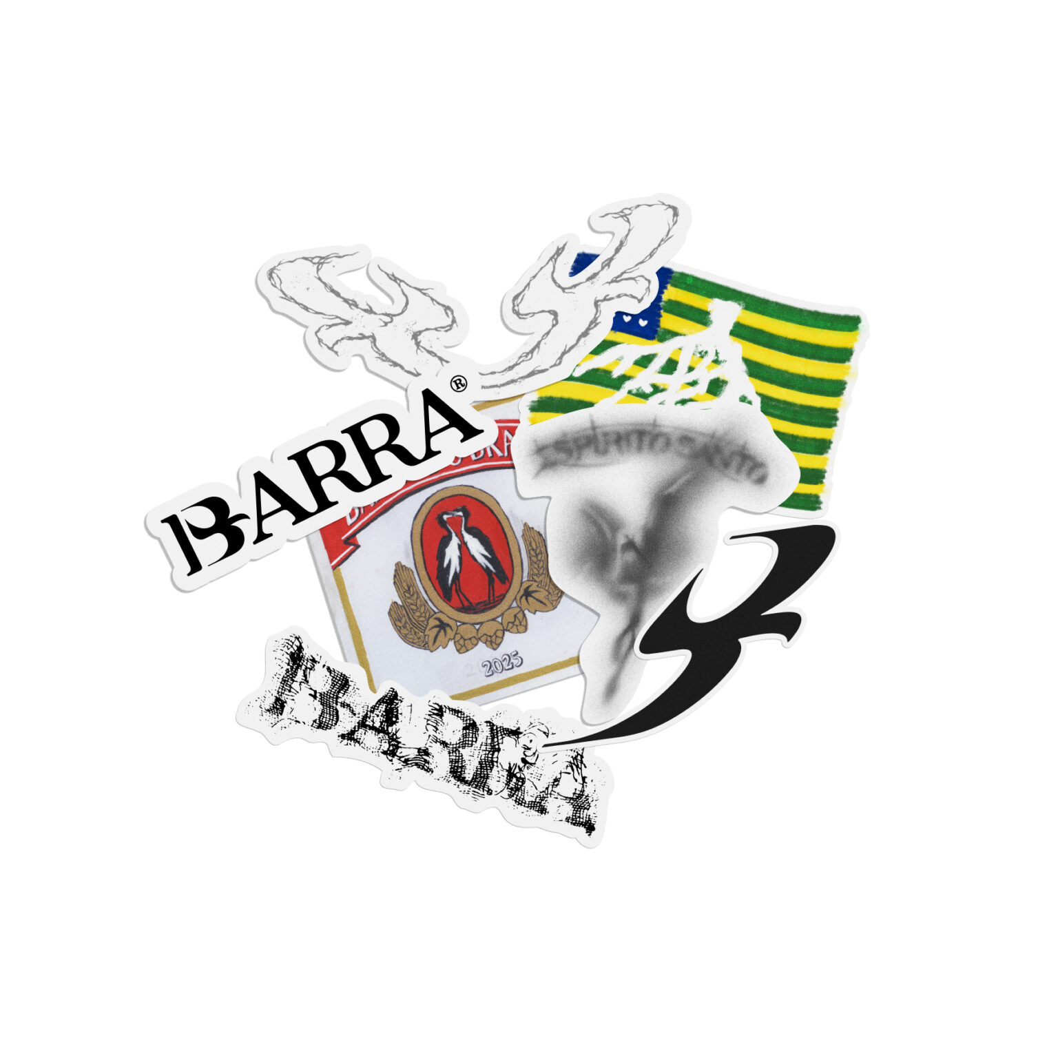 Barra Roo Sticker Barra crew – Pontal Store