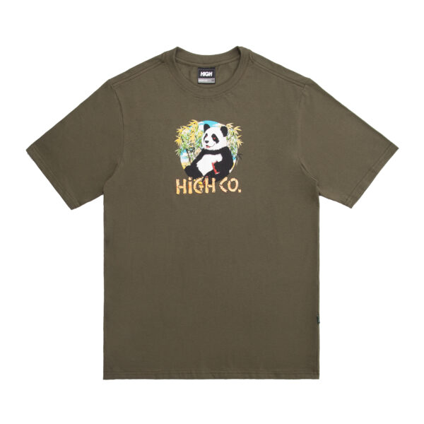 Tee_Panda_OliveGreen CAMISETA HIGH COMPANY PANDA VERDE MILITAR