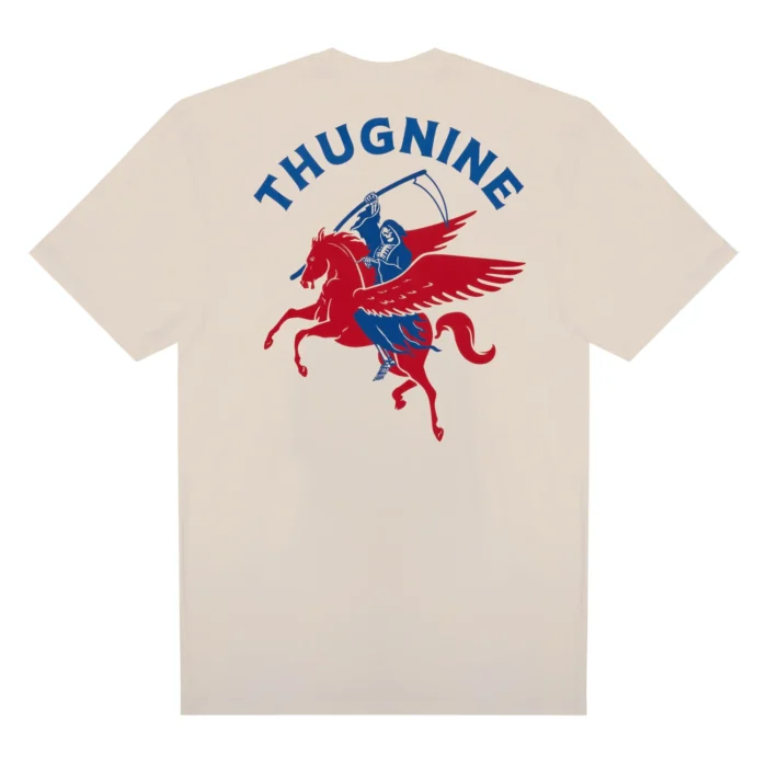 CAMISETA THUG NINE DEATH MESSENGER OFF WHITE