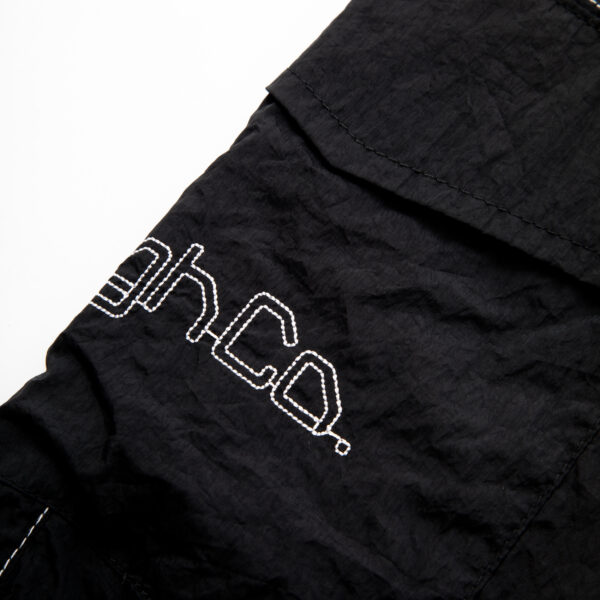 Backstich_Shorts_Black_Detail_4 SHORT HIGH COMPANY BACKSTITCH PRETA