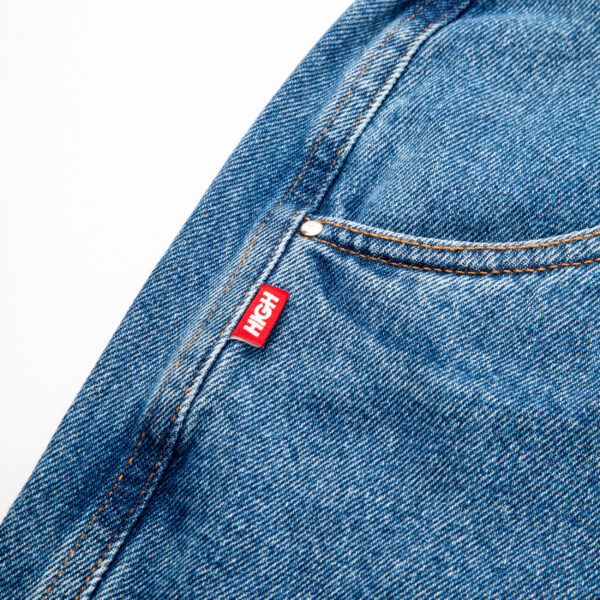 Jeans_Logo_Line_Blue_Detail CALCA JEANS HIGH COMPANY LOGO LINE AZUL