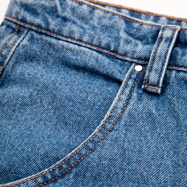 Jeans_Logo_Line_Blue_Detail_4 CALCA JEANS HIGH COMPANY LOGO LINE AZUL