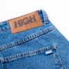 CALCA JEANS HIGH COMPANY LOGO LINE AZUL