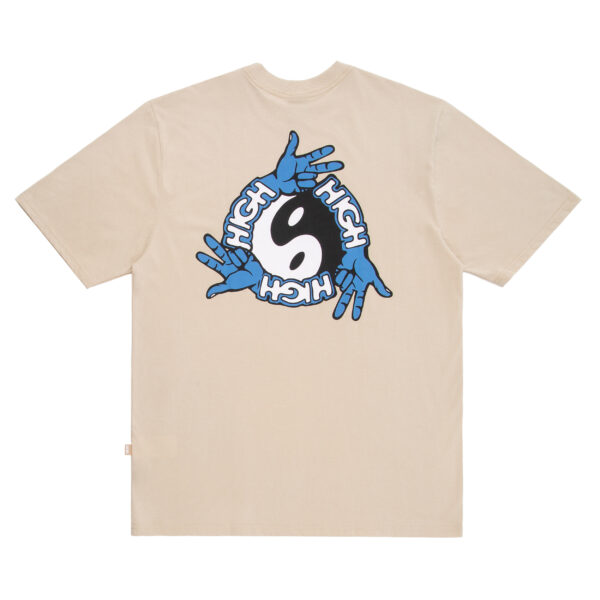 Tee_Balance_Sand_Back CAMISETA HIGH COMPANY BALANCE BEGE