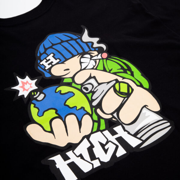 Tee_Rebel_Black_Detail CAMISETA HIGH COMPANY REBEL PRETA