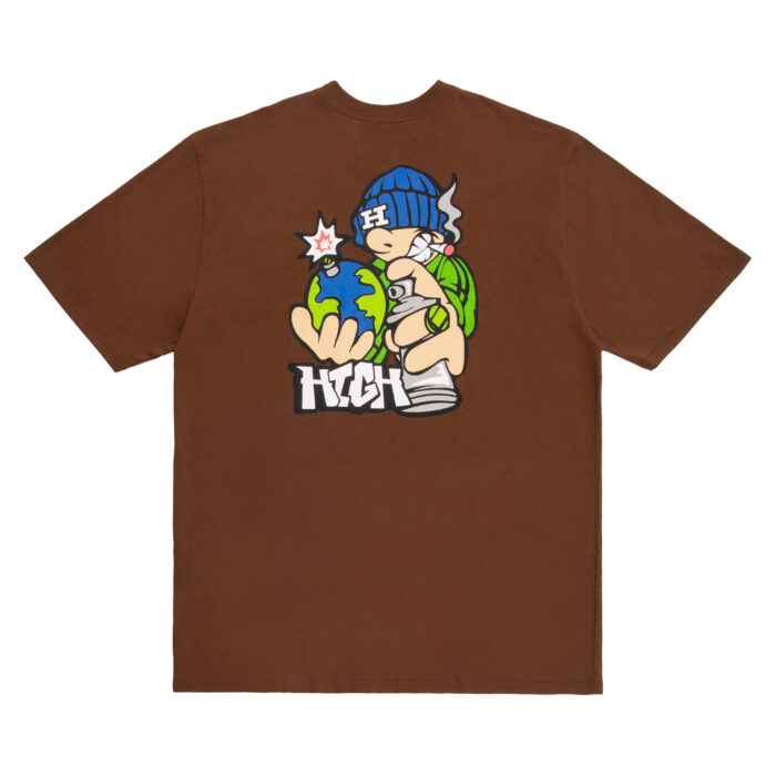 CAMISETA HIGH COMPANY REBEL MARROM