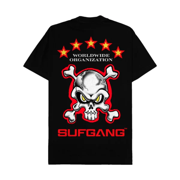 CAMISETA SUFGANG SKULL PRETA
