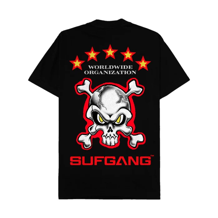 CAMISETA SUFGANG SKULL PRETA