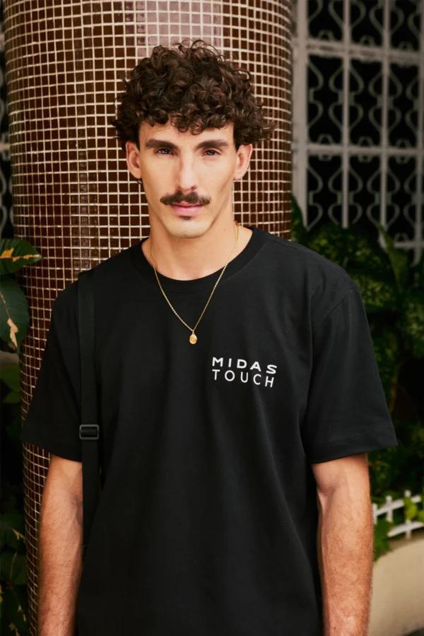 CAMISETA MIDAS TOUCH CAIPIRINHA PRETA