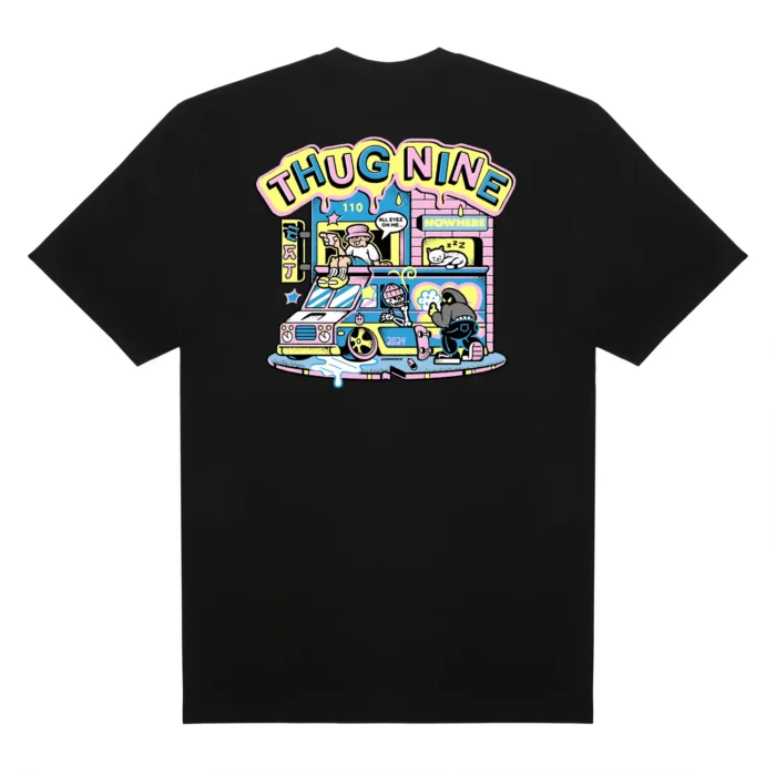 CAMISETA THUG NINE ALL EYES ON ME PRETA
