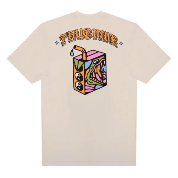 262946-2 CAMISETA THUG NINE SWEET POISON OFF WHITE