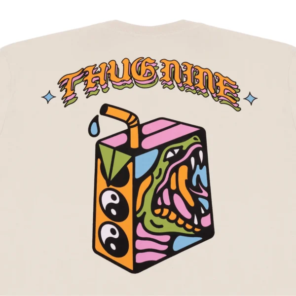 262946-5 CAMISETA THUG NINE SWEET POISON OFF WHITE