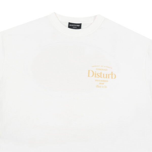 Henessy Tee in Offwhite CAMISETA DISTURB HENNESY BRANCA