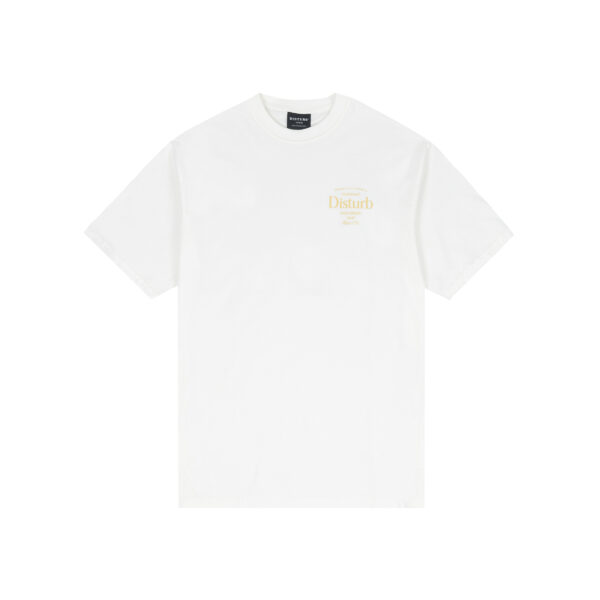 Hennessy Tee in Offwhite CAMISETA DISTURB HENNESY BRANCA