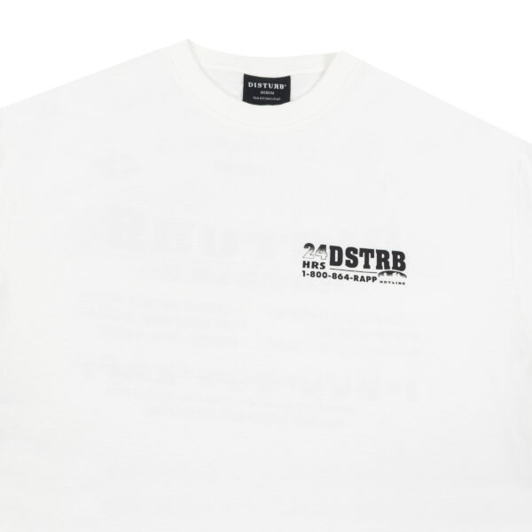 Hotline Tee in Offwhite (1) CAMISETA DISTURB HOTLINE OFF WHITE