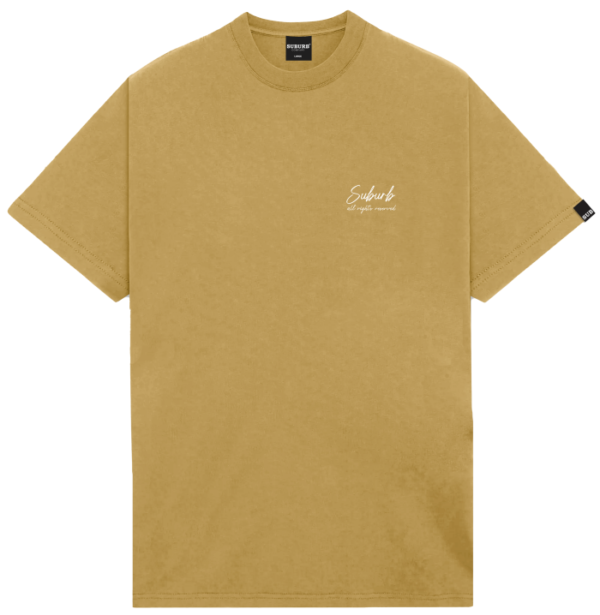 CAMISETA SUBURB COMPANY ARCHITE BEGE