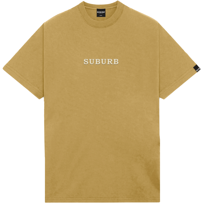 CAMISETA SUBURB COMPANY EMBROIDERY BEGE