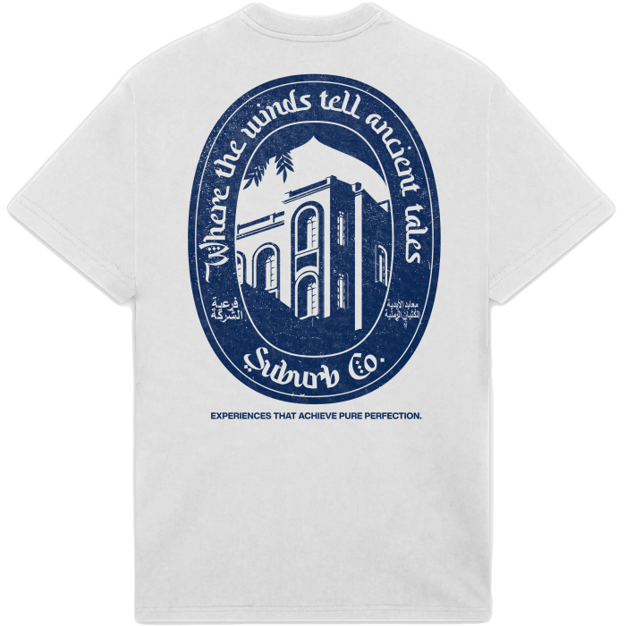 CAMISETA SUBURB COMPANY HOTEL OFF WHITE