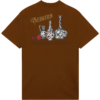 CAMISETA SUBURB COMPANY VASOS MARROM