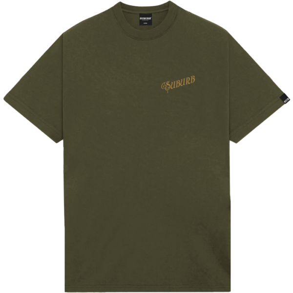 CAMISETA SUBURB COMPANY VASOS VERDE