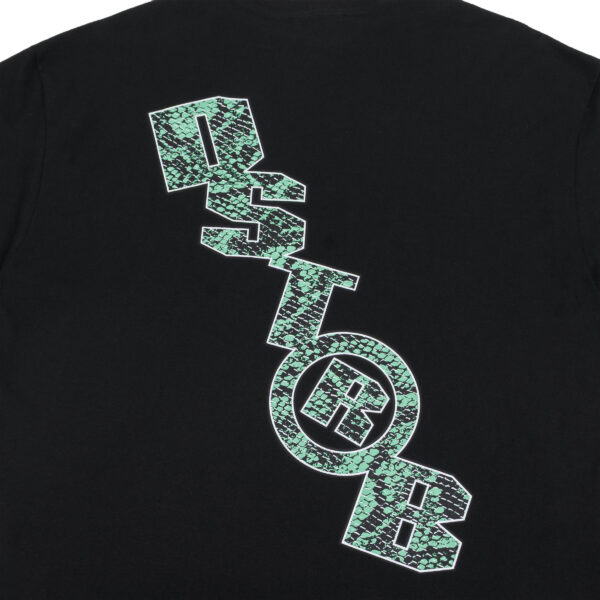 Snakeskin Tee in Black Back (1) CAMISETA DISTURB HOTLINE SNAKESKIN PRETA
