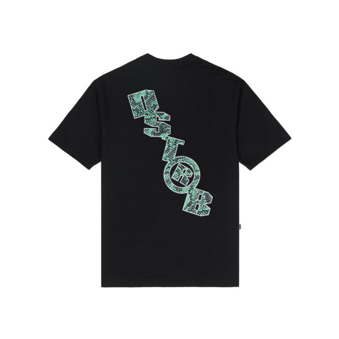 CAMISETA DISTURB HOTLINE SNAKESKIN PRETA