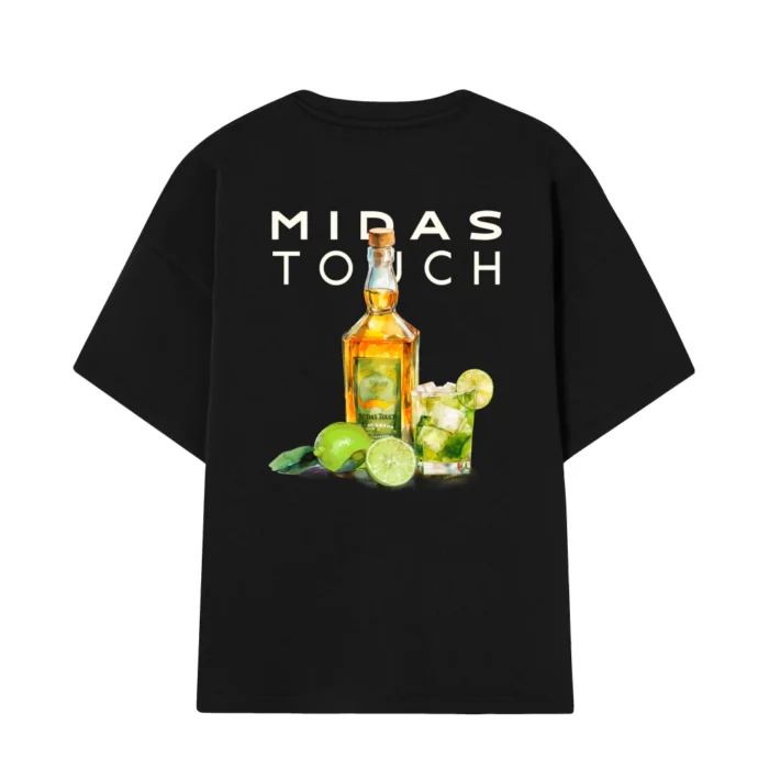 CAMISETA MIDAS TOUCH CAIPIRINHA PRETA