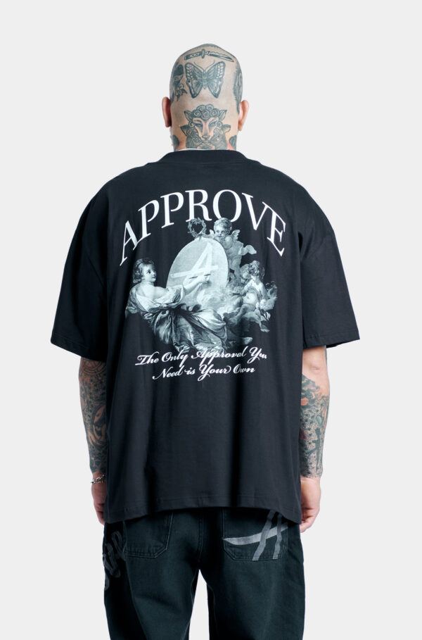 01-41 CAMISETA APPROVE OVERSIZED CUPID PRETA