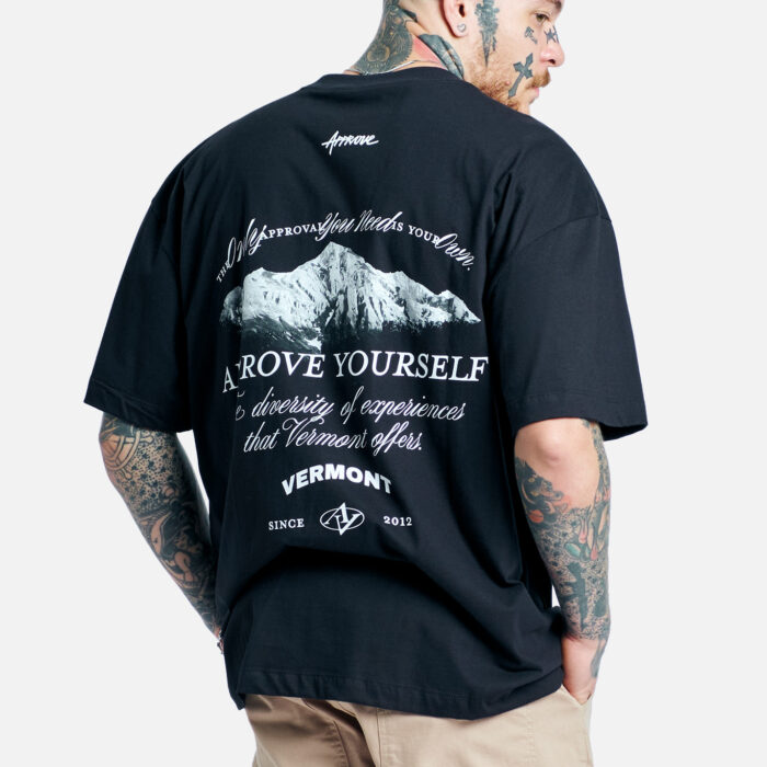 CAMISETA APPROVE OVERSIZED MOUNT PRETA