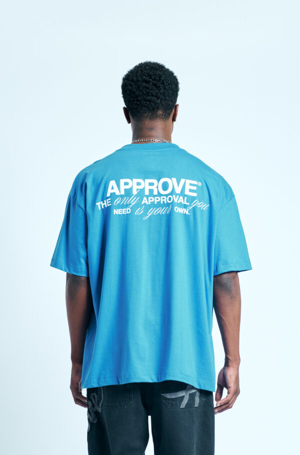 2-32 CAMISETA APPROVE OVERSIZED TIMELESS AZUL