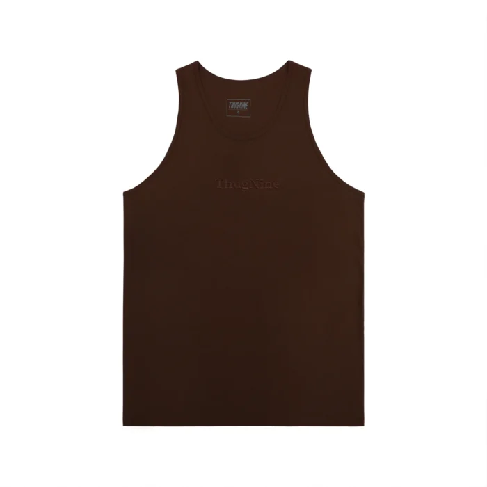 REGATA THUG NINE BOLD PREMIUM BORDADA MARROM