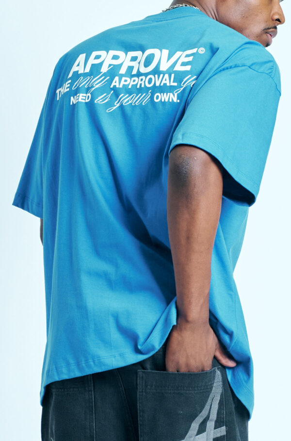 6-8 CAMISETA APPROVE OVERSIZED TIMELESS AZUL